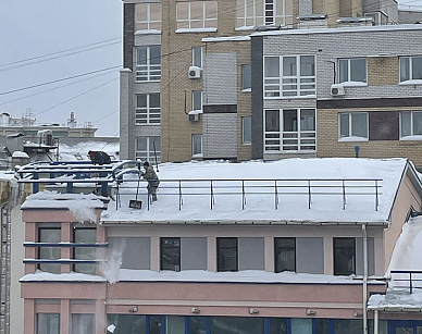 Очистка кровли